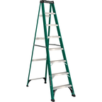 Louisville FS4000 Fiberglass Step Ladder / A-Type Ladder (225 lbs) [Green] - KHM Megatools Corp.