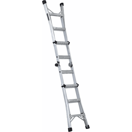 Louisville L2098 Multipurpose Aluminum Articulating Folding Ladder 300 lbs Secondary image