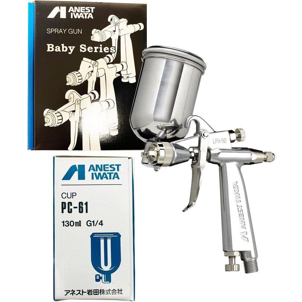 Anest Iwata LPH-50 Ultra Small Type Low Pressure Spray Gun - KHM Megatools Corp. Main image