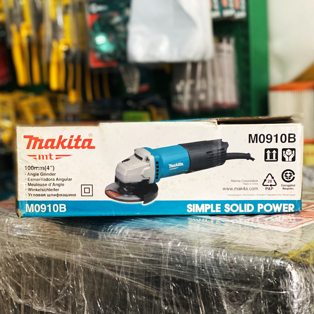 Makita MT M0910B Angle Grinder (4") 100mm 540W (Damaged Box) | Discounts by KHM Megatools Corp. Main image