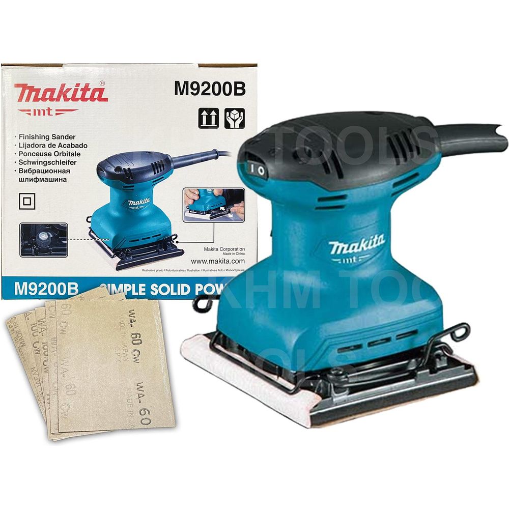 Makita MT M9200B Finishing Sander 112x102mm 180W - KHM Megatools Corp.