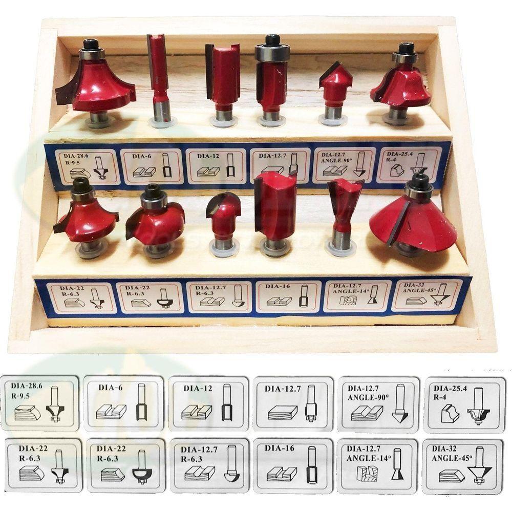 Mailtank SH-121 Router Bit Set (12pcs) - Goldpeak Tools PH Mailtank