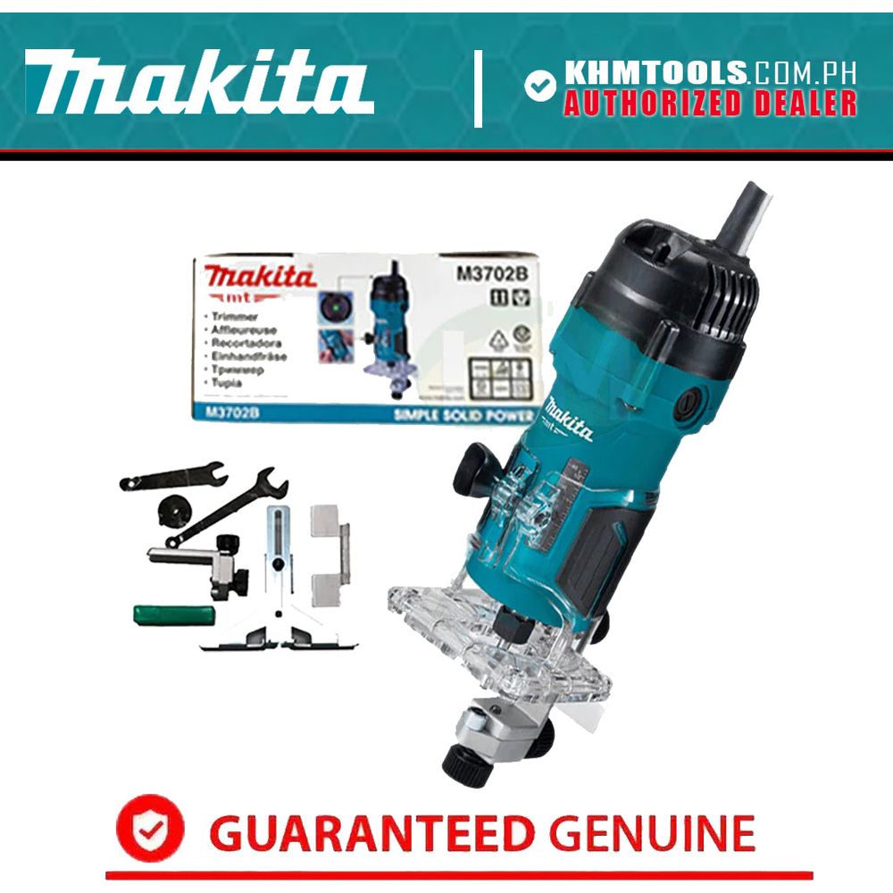 Makita MT M3702B Palm Router 1/4" 530W (Soft Start) | Makita MT by KHM Megatools Corp.