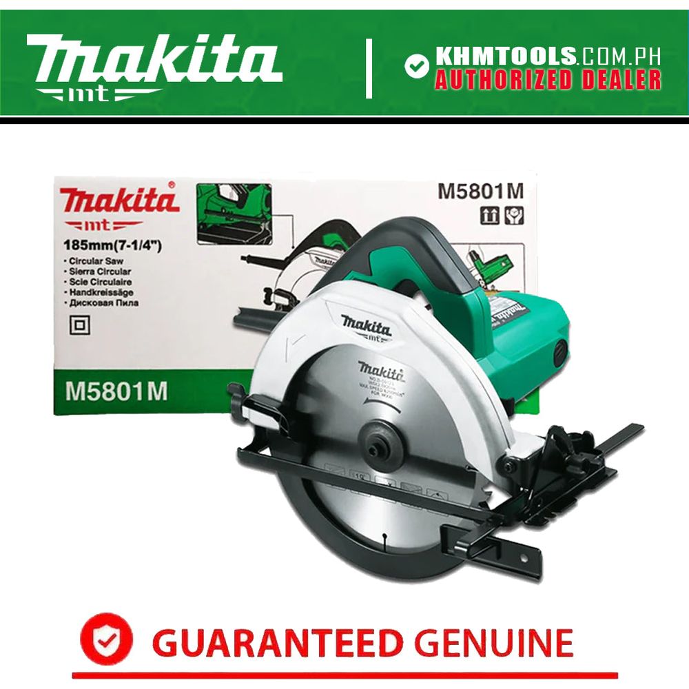 Makita MT M5801M Circular Saw 7-1/4" (185mm) 1,050W | Makita MT by KHM Megatools Corp.