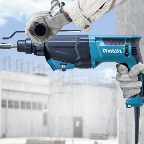 Makita HR2670 3-Modes Rotary Hammer 26mm 800W Secondary image