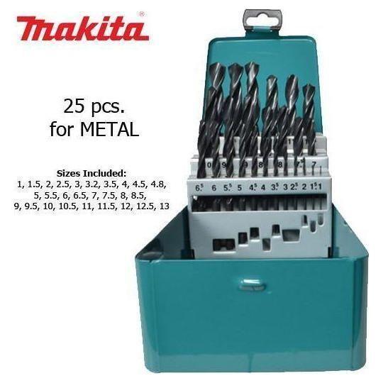 Makita D-54097 HSS-R Metal Drill Bit Set 25 pcs. - Goldpeak Tools PH Makita Main image