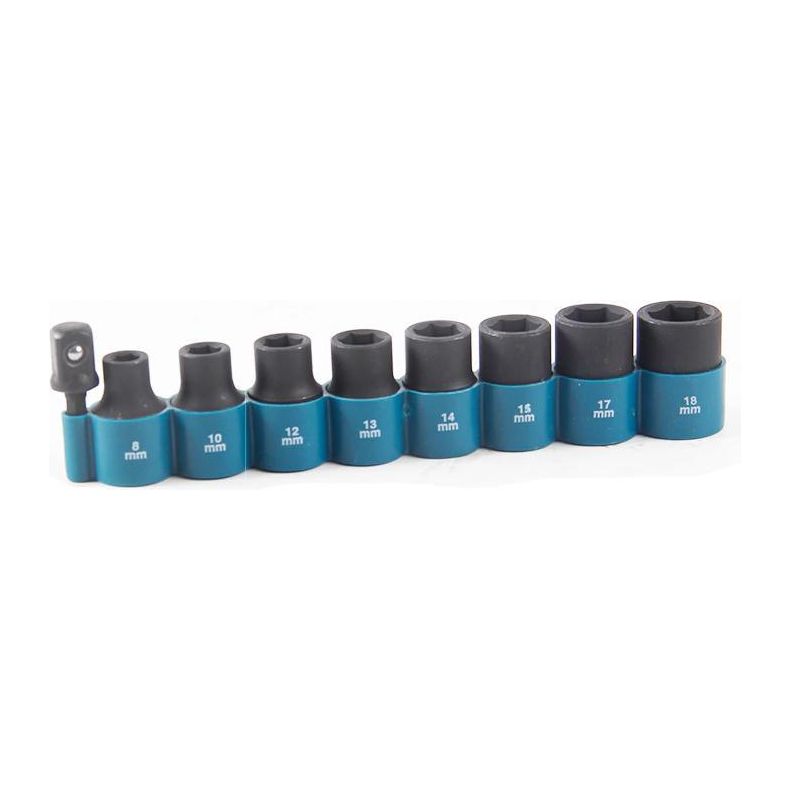 Makita B-55762 Impact Socket Wrench Set with 1/4" Hex Adaptor - Goldpeak Tools PH Makita