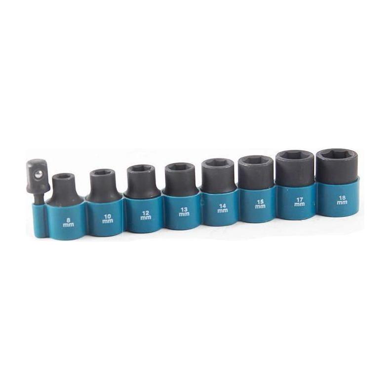 Makita B-55762 Impact Socket Wrench Set with 1/4" Hex Adaptor Secondary image