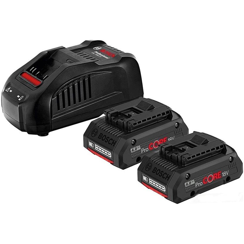Bosch Starter Kit ProCORE18V 4.0Ah Li-Ion Batteries and GAL 1880 CV Quick Charger (1 600 A01 6GF) | Bosch by KHM Megatools Corp. Main image