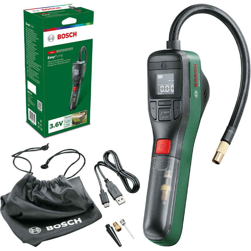 Bosch EasyPump Cordless Compressed Air-Pump 3.6V (0603947080) Secondary image