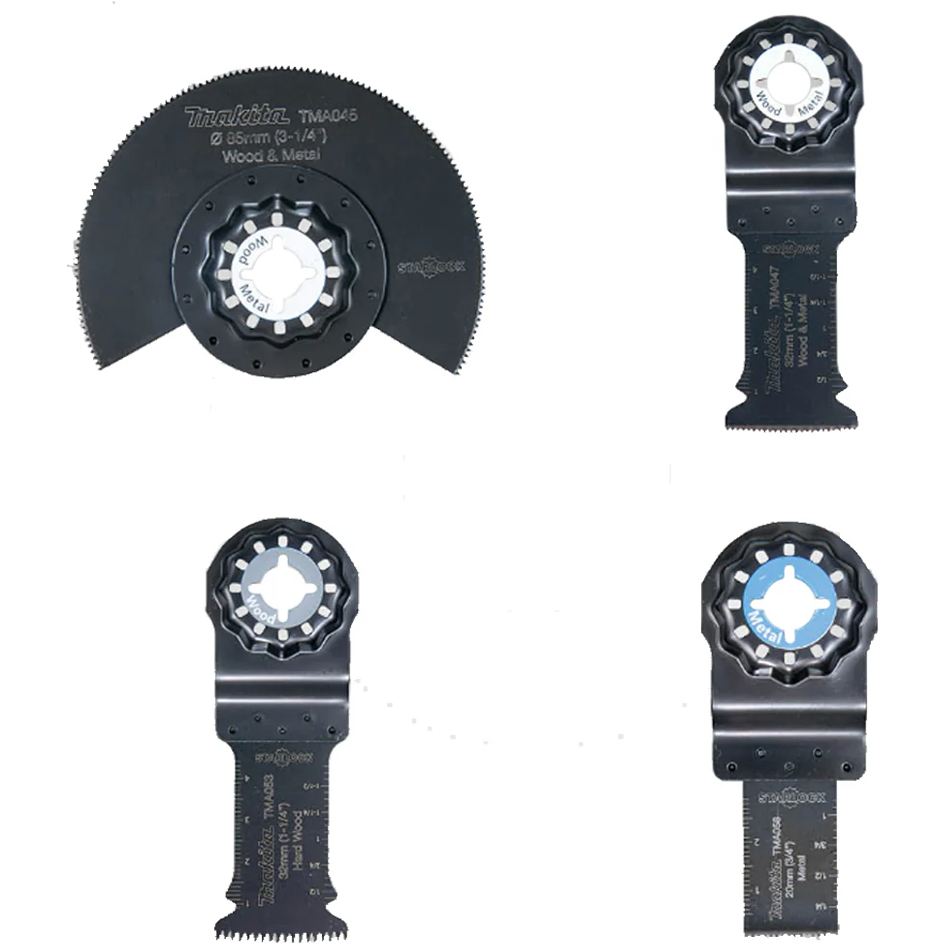 Makita B-67480 Multitool Starlock Plunge Cut Blade Set 4Pcs | Makita by KHM Megatools Corp. Main image