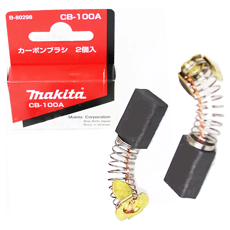 Makita CB-100 Genuine Carbon Brushes [100] | Makita by KHM Megatools Corp. Main image