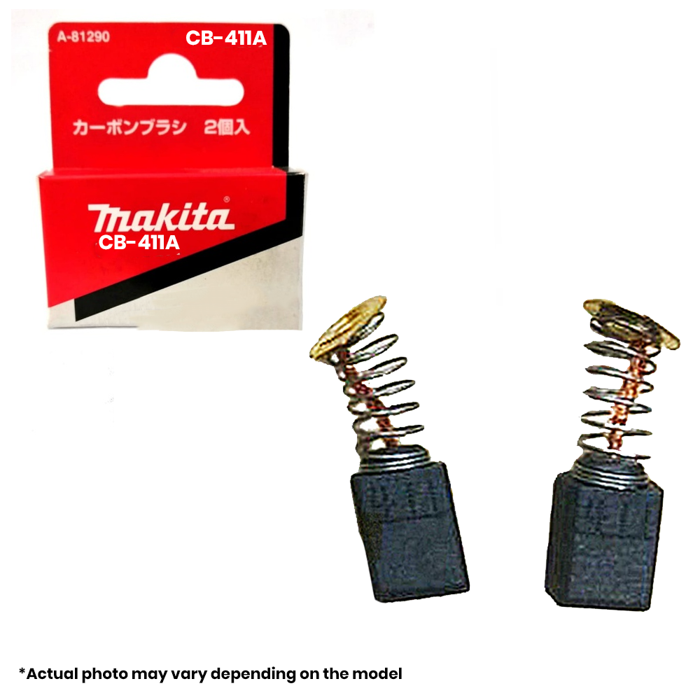 Makita CB-411A Genuine Carbon Brushes [411A] | Makita by KHM Megatools Corp. Main image