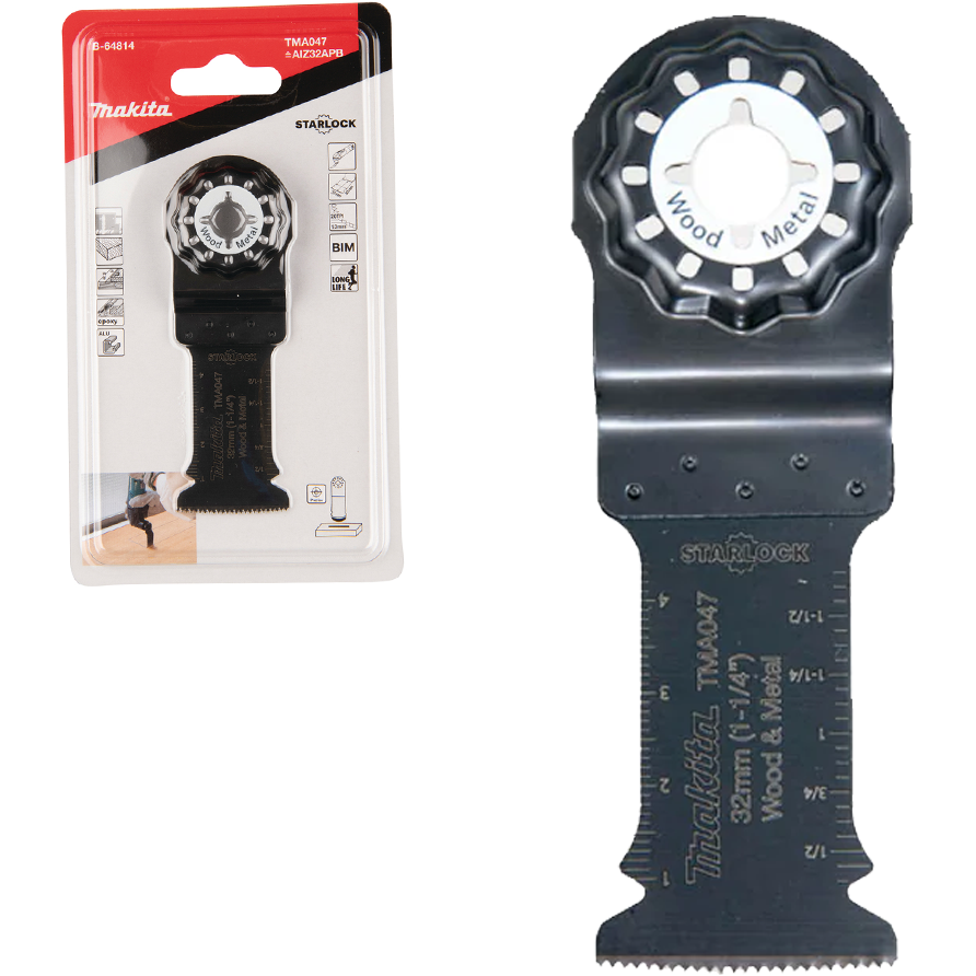 Makita B-64870 Starlock Multitool Bow Shape Plunge Cut Saw Blade for Wood | Makita by KHM Megatools Corp. Main image