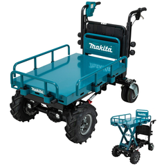 Makita DCU601Z 4-Wheelbarrow Electric Lift 300KG 18Vx2 (Bare) | Makita by KHM Megatools Corp.
