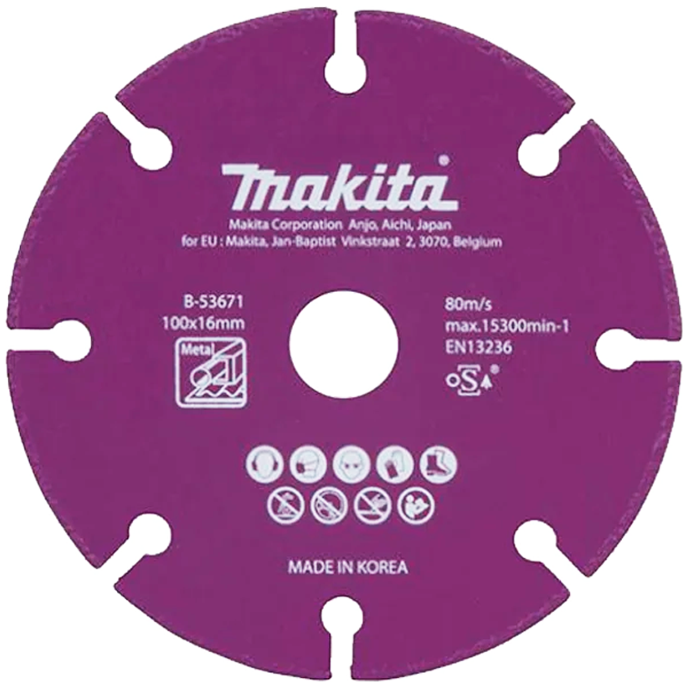 Makita B-53718 Diamond Wheel 9″ Segmented Type Vacuum Brazed | Makita by KHM Megatools Corp. Main image