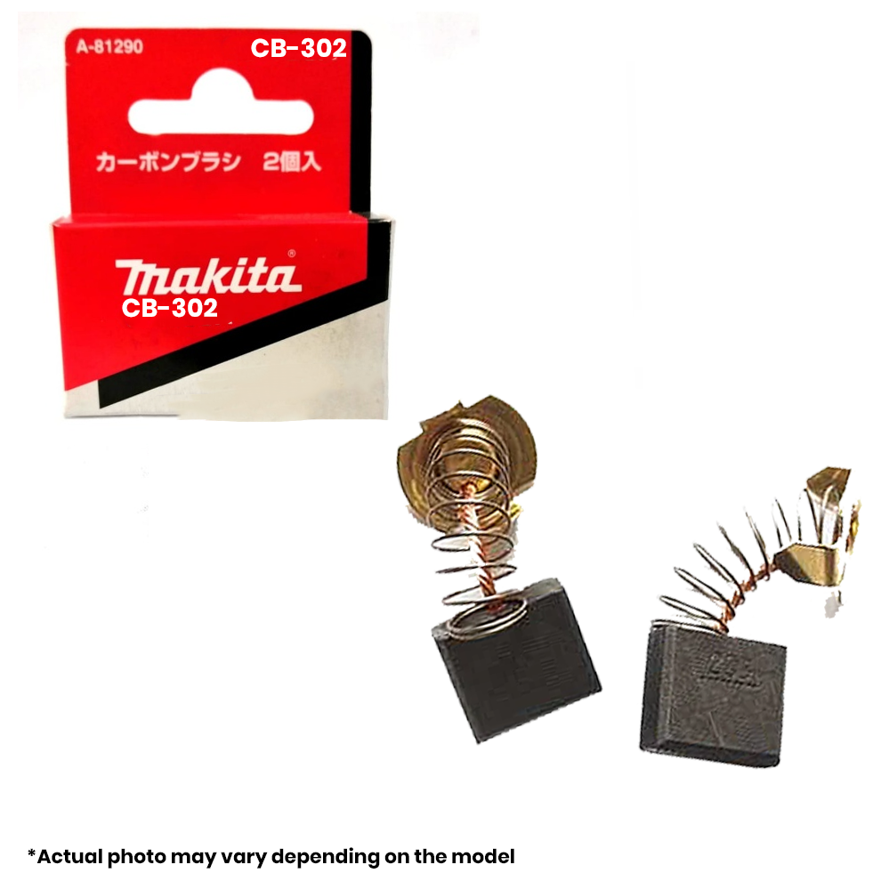 Makita CB-302 Genuine Carbon Brushes [302] | Makita by KHM Megatools Corp. Main image