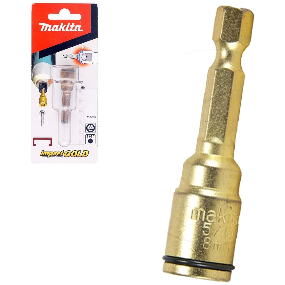 Makita B-30455 Impact Gold 1/4" Hex (NZ) Nut Setter | Makita by KHM Megatools Corp. Main image