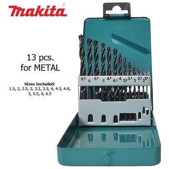 Makita D-54075 HSS-R Metal Drill Bit Set 13 pcs. - Goldpeak Tools PH Makita Main image