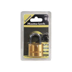 MasterLock ECO Solid Brass Padlock Short Shackle | Masterlock by KHM Megatools Corp.