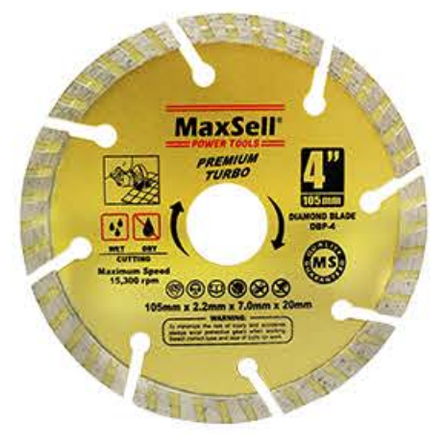 Maxsell Premium Turbo Diamond Cutting Wheel | MaxSell by KHM Megatools Corp. Main image