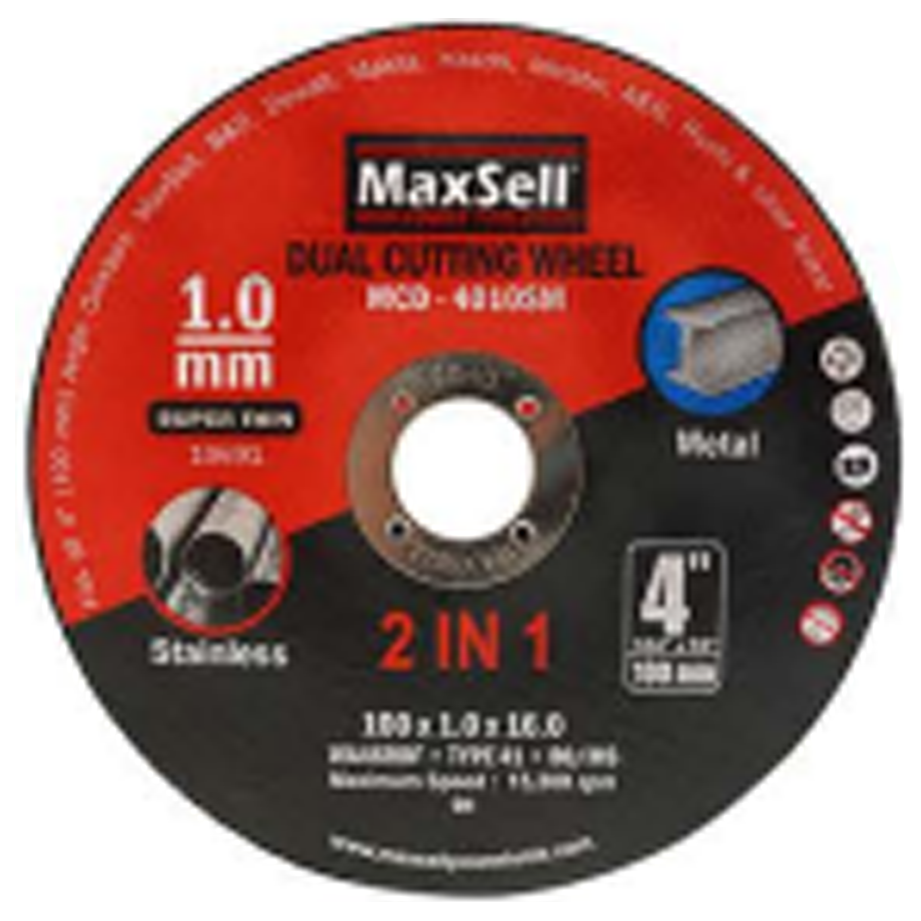 Maxsell Dual Cutting Disc for Metal and Stainless | MaxSell by KHM Megatools Corp. Main image