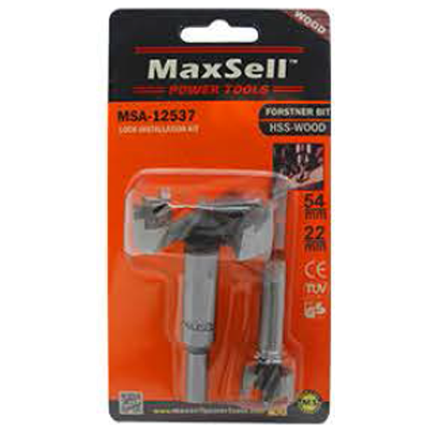 Maxsell MSA-12537 Forstner Bit Set 2Pcs