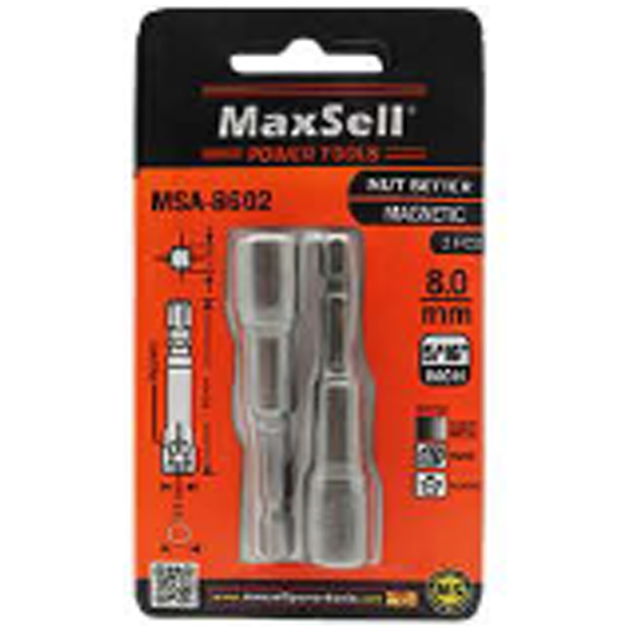 Maxsell MSA-8602 Nut Setter Set 2Pcs | MaxSell by KHM Megatools Corp. Main image