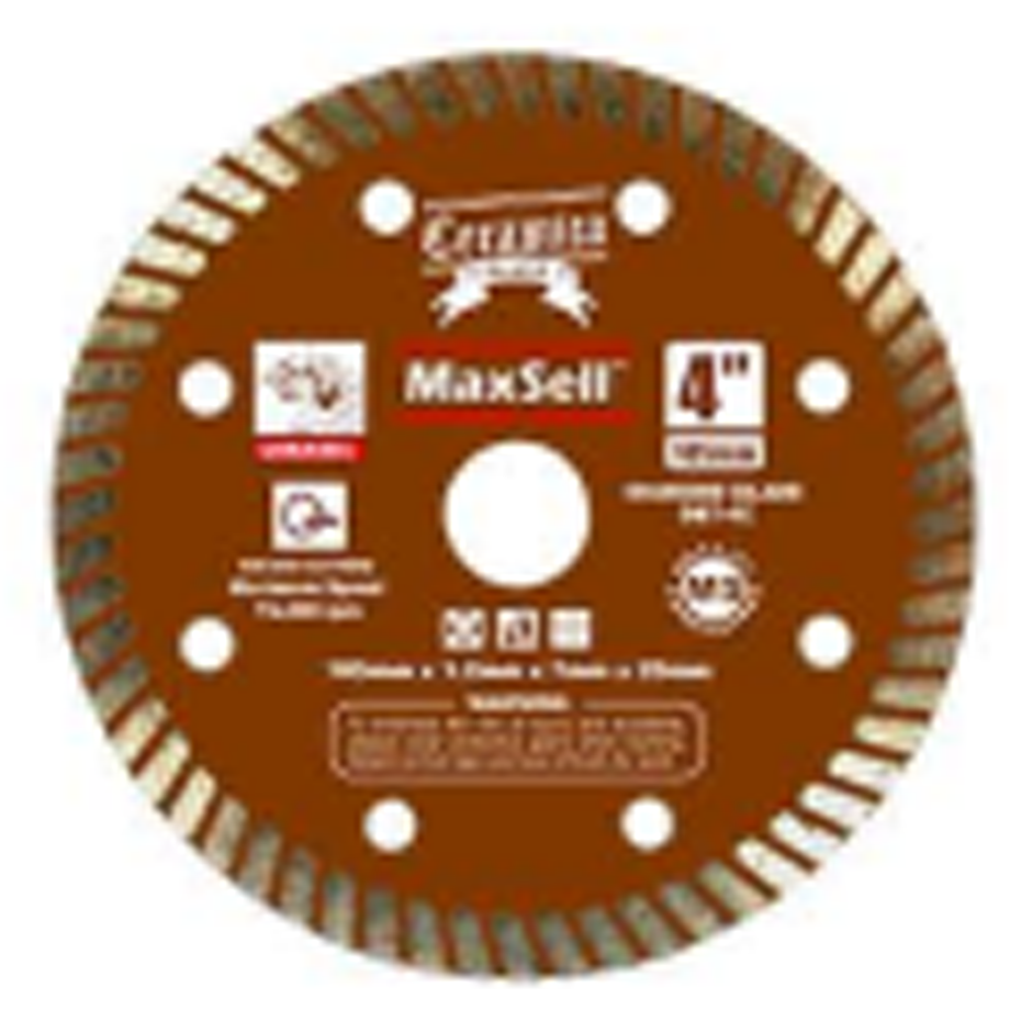 Maxsell DBT-4C Diamond Cutting Wheel 4"