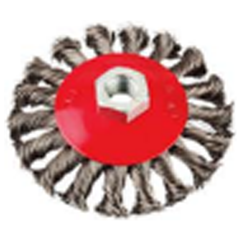 Maxsell MBK-7612 Circular Bevel Knotted Wire Brush 5" | MaxSell by KHM Megatools Corp. Main image