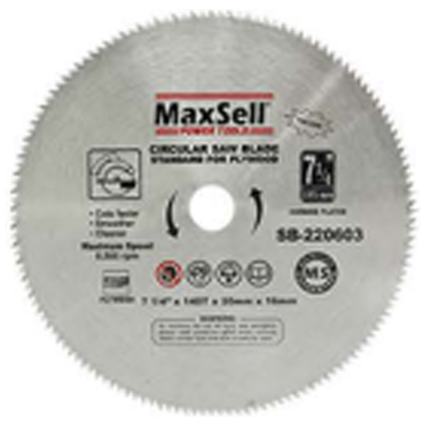 Maxsell SB-220G03 Circular Saw Blade for PlyWood | MaxSell by KHM Megatools Corp. Main image