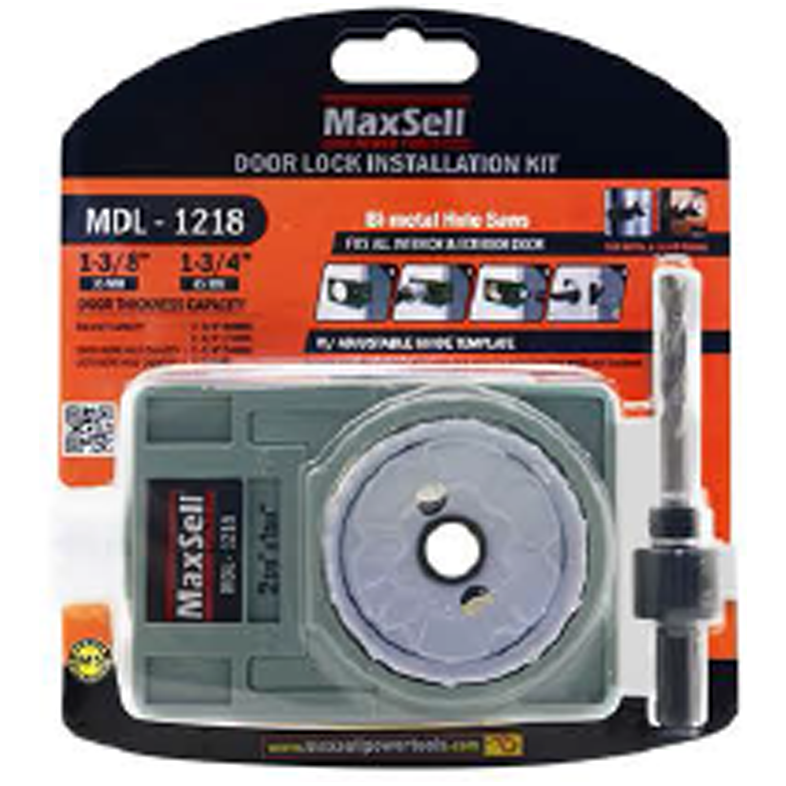 Maxsell MDL-1218 Door Lock Installation Kit | MaxSell by KHM Megatools Corp. Main image