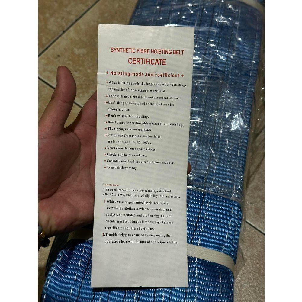 Mega Webbing Sling (Eye and Eye) 5:1 Safety Rating - ToolsSavvy.ph