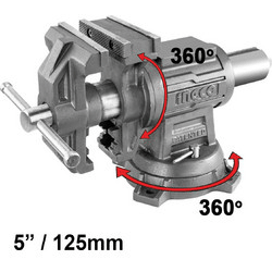 Ingco Swivel Bench Vise with Anvil - KHM Megatools Corp.