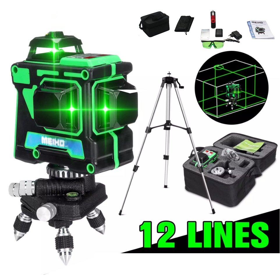 Meiho 12-Line Green Laser Line Level (40M) | Meiho by KHM Megatools Corp. Main image