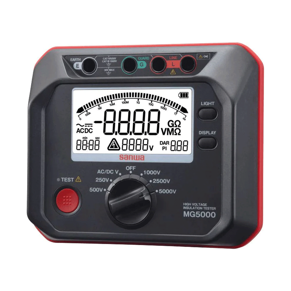 Sanwa MG5000 Digital Insulation Tester (High Voltage) [5-range] Secondary image