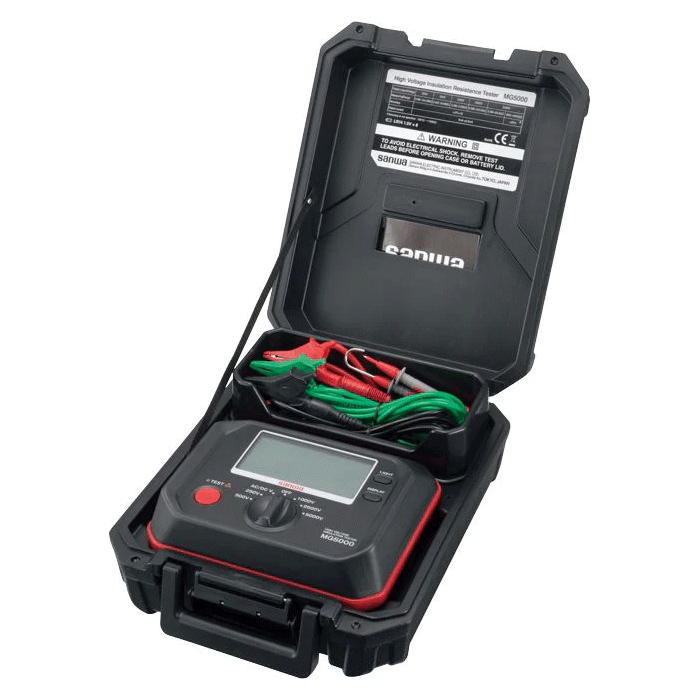 Sanwa MG5000 Digital Insulation Tester (High Voltage) [5-range] | Sanwa by KHM Megatools Corp. Main image