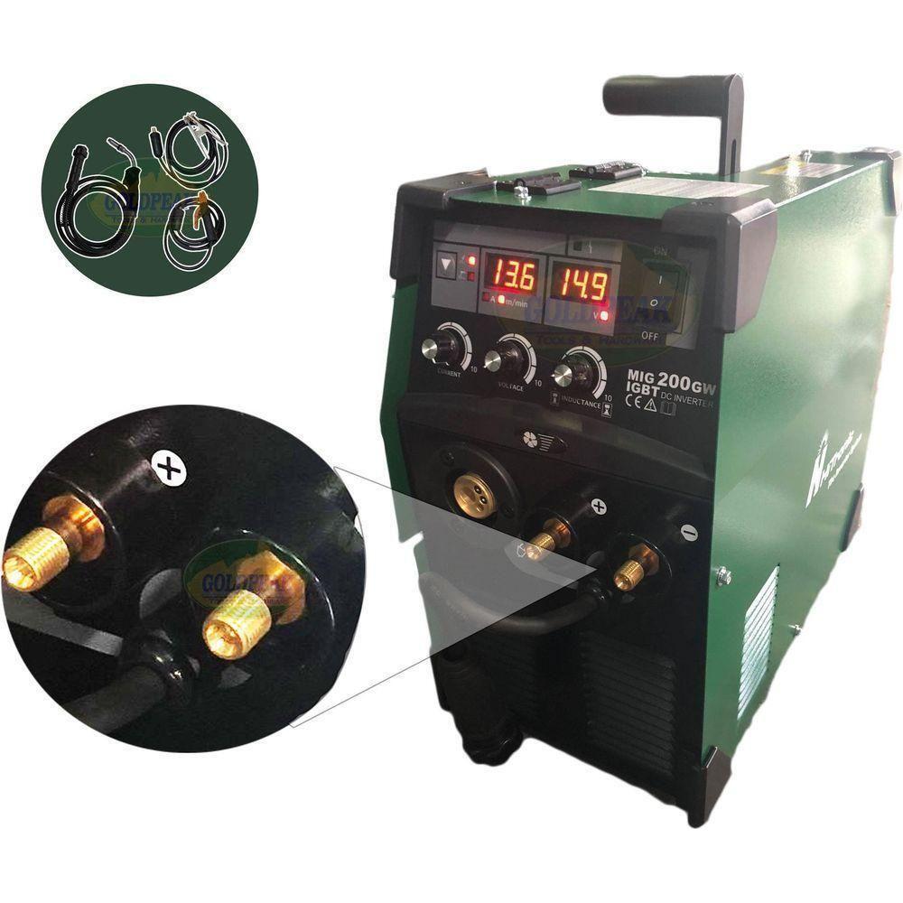 HiTronic MIG 200GW DC Inverter Welding Machine 2in1 ARC-MIG - Goldpeak Tools PH Hitronic Main image