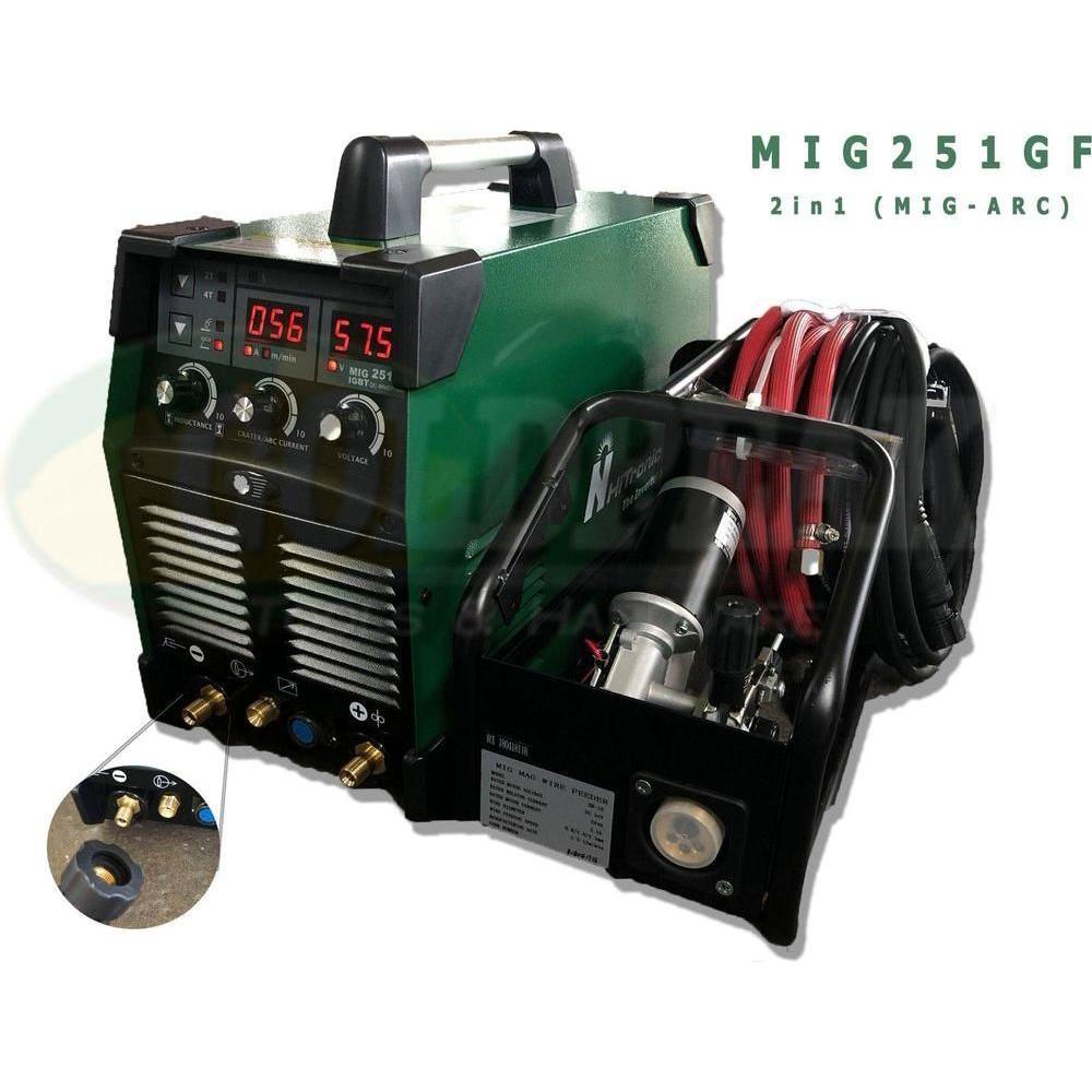 Hitronic MIG 251GF DC Inverter Welding Machine 2-in-1 (MIG-ARC) - Goldpeak Tools PH Hitronic Main image