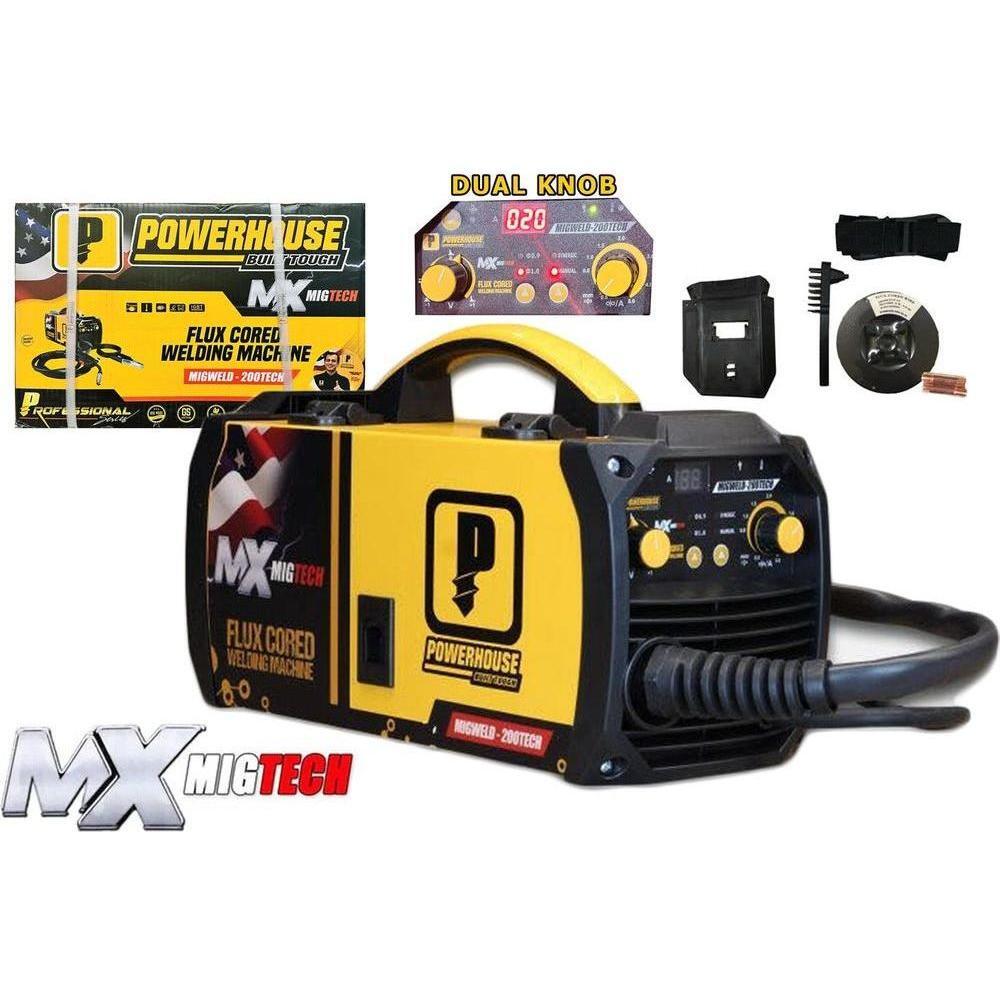 Powerhouse MIGWELD-200TECH MIG DC Inverter Welding Machine 200A (Fluxcored) | Powerhouse by KHM Megatools Corp. Main image