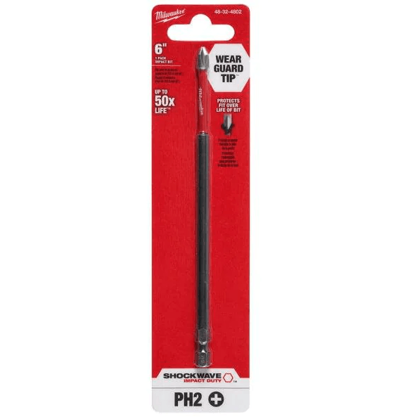 Milwaukee SHOCKWAVE™ Impact Philips #2 Power Bit | Milwaukee by KHM Megatools Corp.