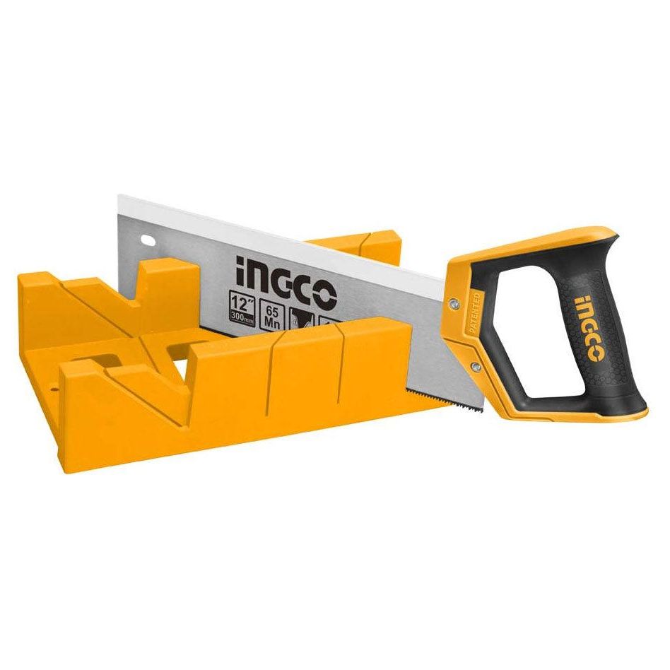 Ingco HMBS3008 Miter Box & Back Saw Set 12" - KHM Megatools Corp.