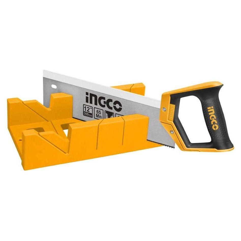 Ingco HMBS3008 Miter Box & Back Saw Set 12" - KHM Megatools Corp. Main image