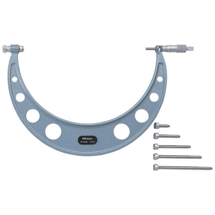 Mitutoyo Outside Micrometer, Series 104 (with interchangeable anvils) | Mitutoyo by KHM Megatools Corp. Main image