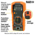 Klein MM300 Digital Multi-Tester (Multimeter) | Klein by KHM Megatools Corp.