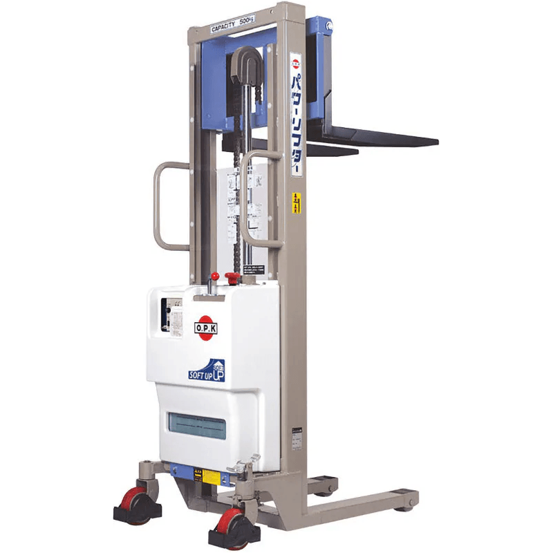 OPK PL-D Series Hydraulic Battery Stacker / Power Lifter - KHM Megatools Corp. Main image