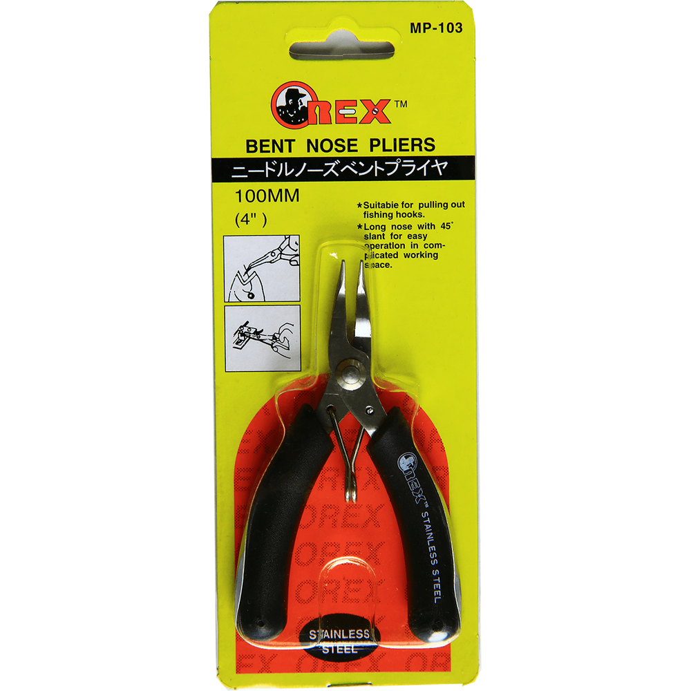 Orex MP-103 Mini Bent Nose Plier 4" - KHM Megatools Corp. Main image