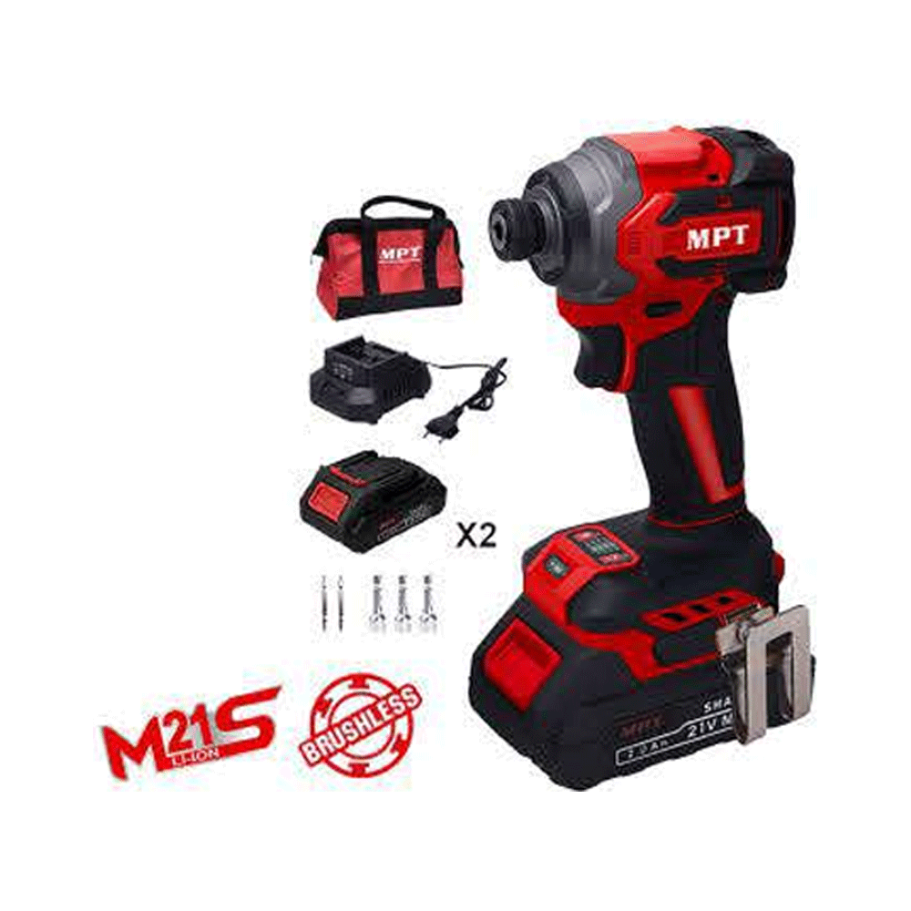 MPT MPCDR21230.B2 Brushless Cordless Impact Driver | MPT by KHM Megatools Corp.