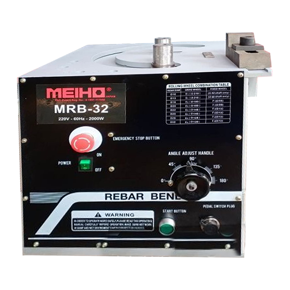 Meiho MRB-32 Electric Rebar Bender Machine 32MM | Meiho by KHM Megatools Corp. Main image