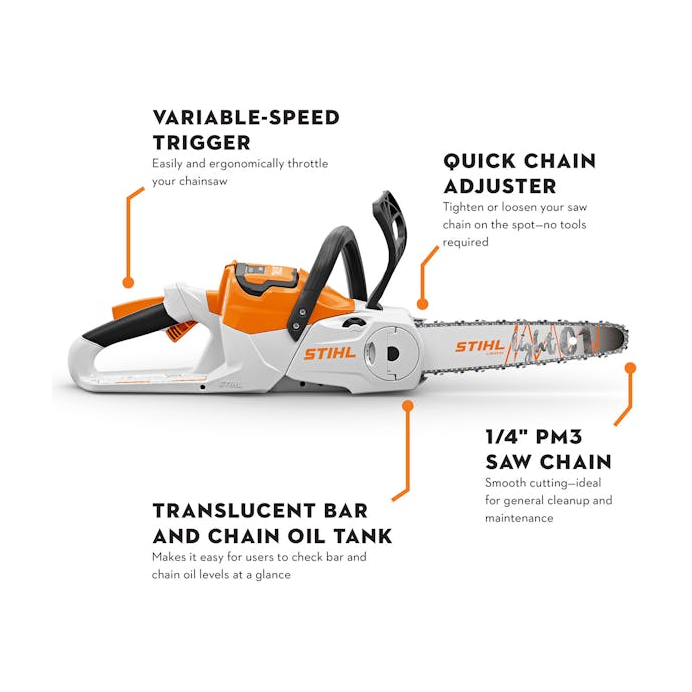 Stihl MSA 70 36V Cordless Chainsaw 12" [AK] (Kit) Secondary image